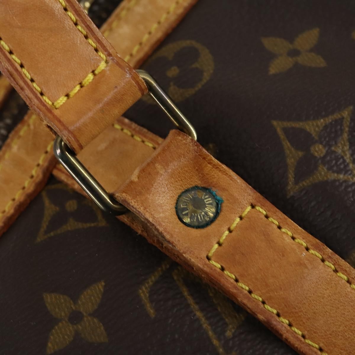 Louis Vuitton Sac Souple Monogram Canvas Brown Canvas Travel Bag Bag (Pre-Owned)