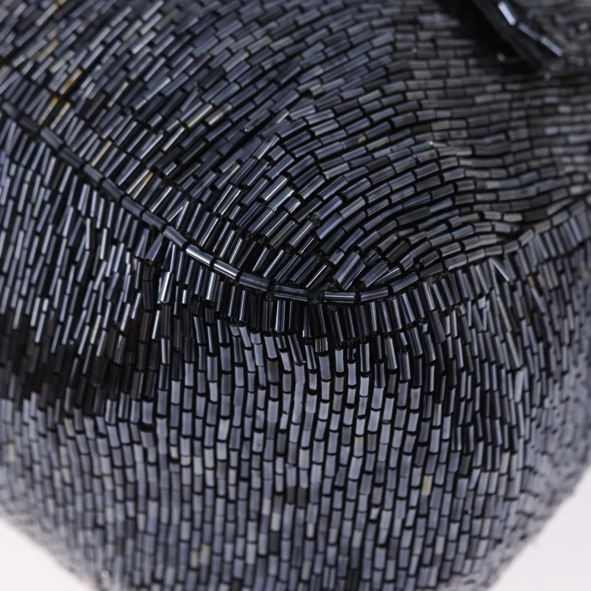 Fendi Baguette Sequins Navy Beads Handbag (Pre-Owned)