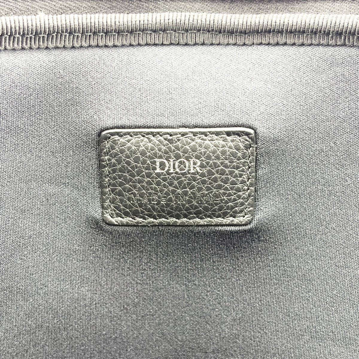 Christian Dior A4 Zip Oblique Canvas Beige Canvas Clutche & Pouche Bag (Pre-Owned)