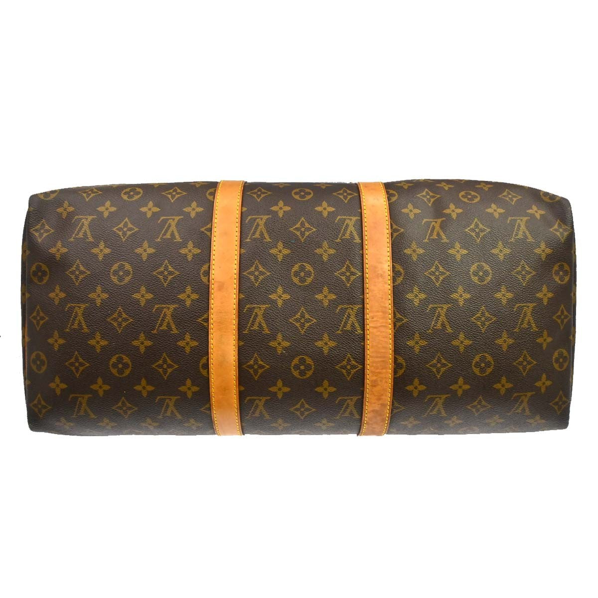 Louis Vuitton Keepall Monogram Canvas Brown Canvas Travel Bag Bag (Pre-Owned)