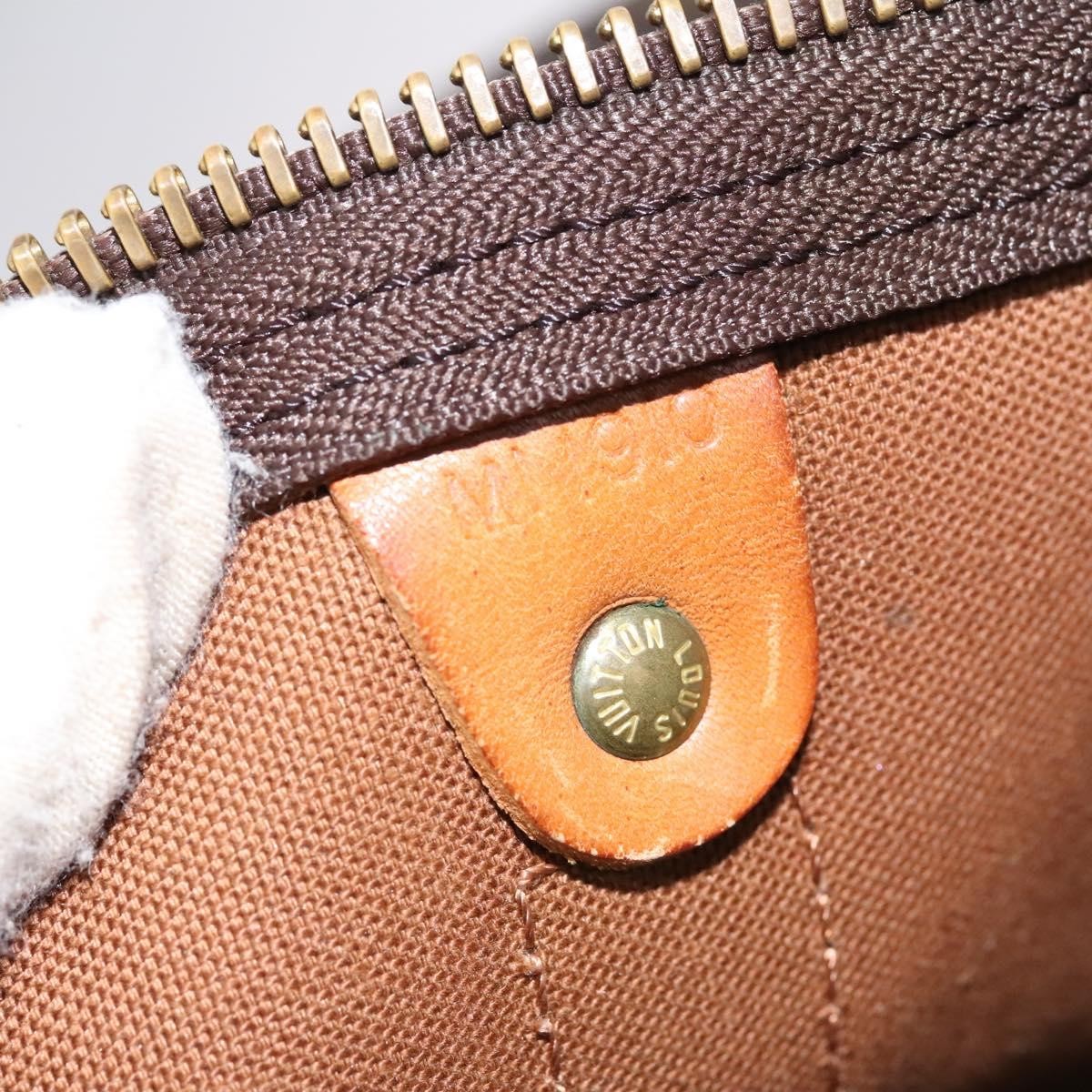 Louis Vuitton Keepall Monogram Canvas Brown Canvas Travel Bag Bag (Pre-Owned)