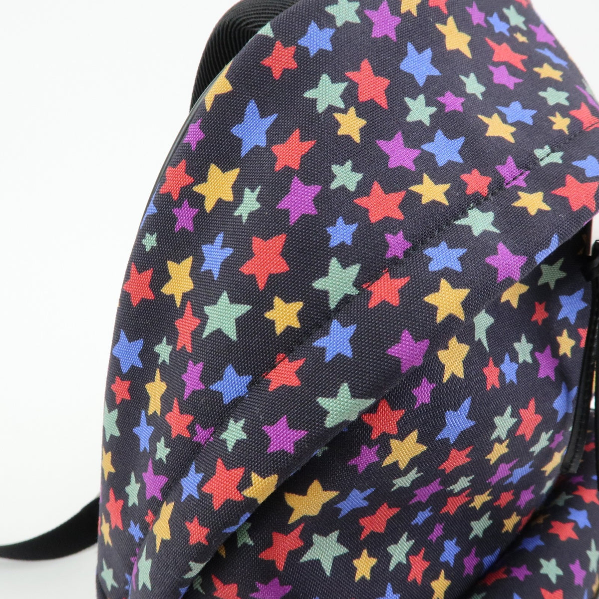 Saint Laurent City Printed Corduroy Multicolour Canvas Backpack Bag (Pre-Owned)