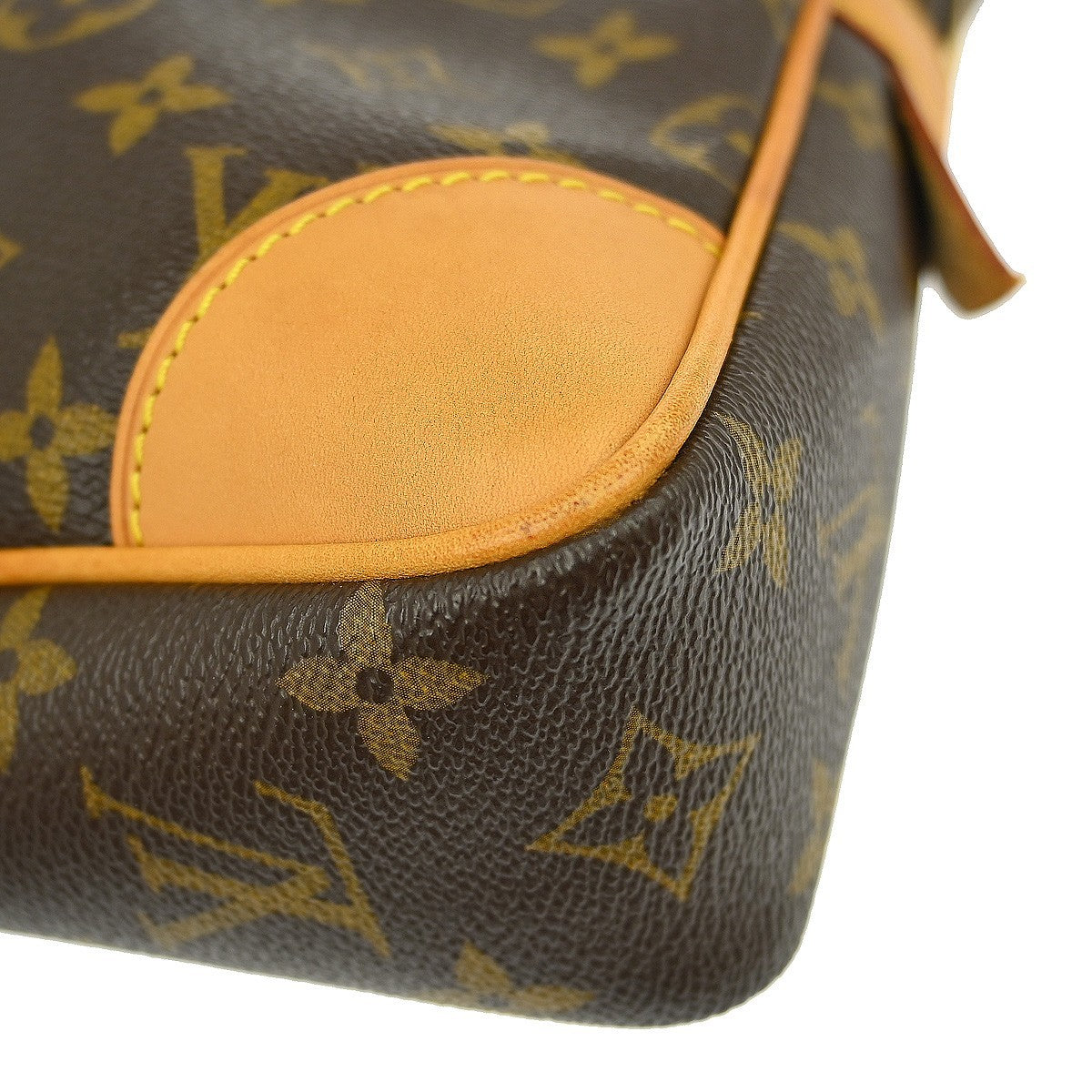 Louis Vuitton Porte-Documents Voyage Monogram Brown Canvas Briefcase Bag (Pre-Owned)