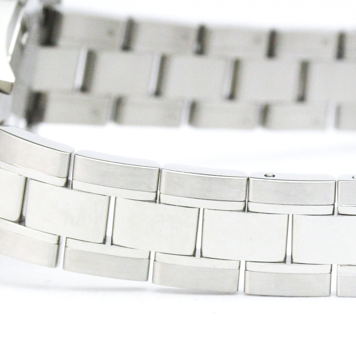 Tag Heuer Carrera Quartz Stainless Steel With Mother Of Pearl And Diamonds Markers Watch (Pre-Owned)