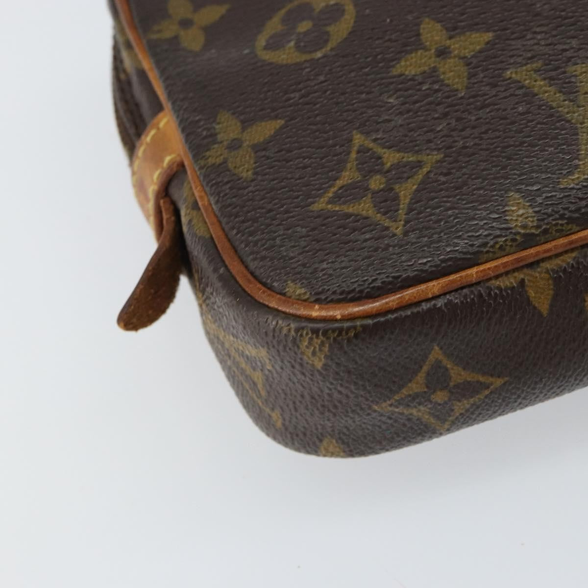 Louis Vuitton Pochette Marly Bandouliere Monogram Canvas Brown Canvas Shoulder Bag Bag (Pre-Owned)