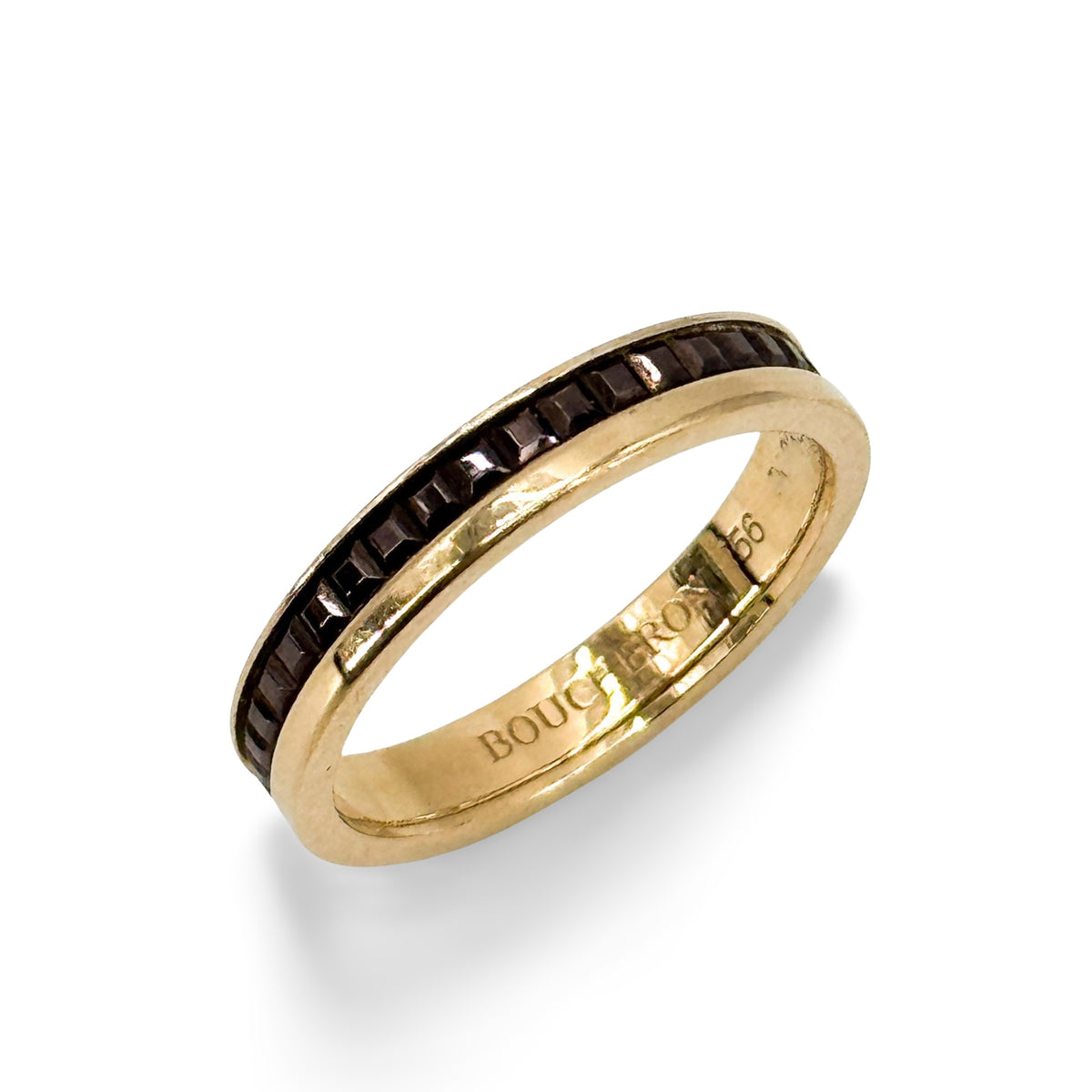 Boucheron Quatre 18K Pink Gold Gold Yellow_Gold Ring Jewelry (Pre-Owned)