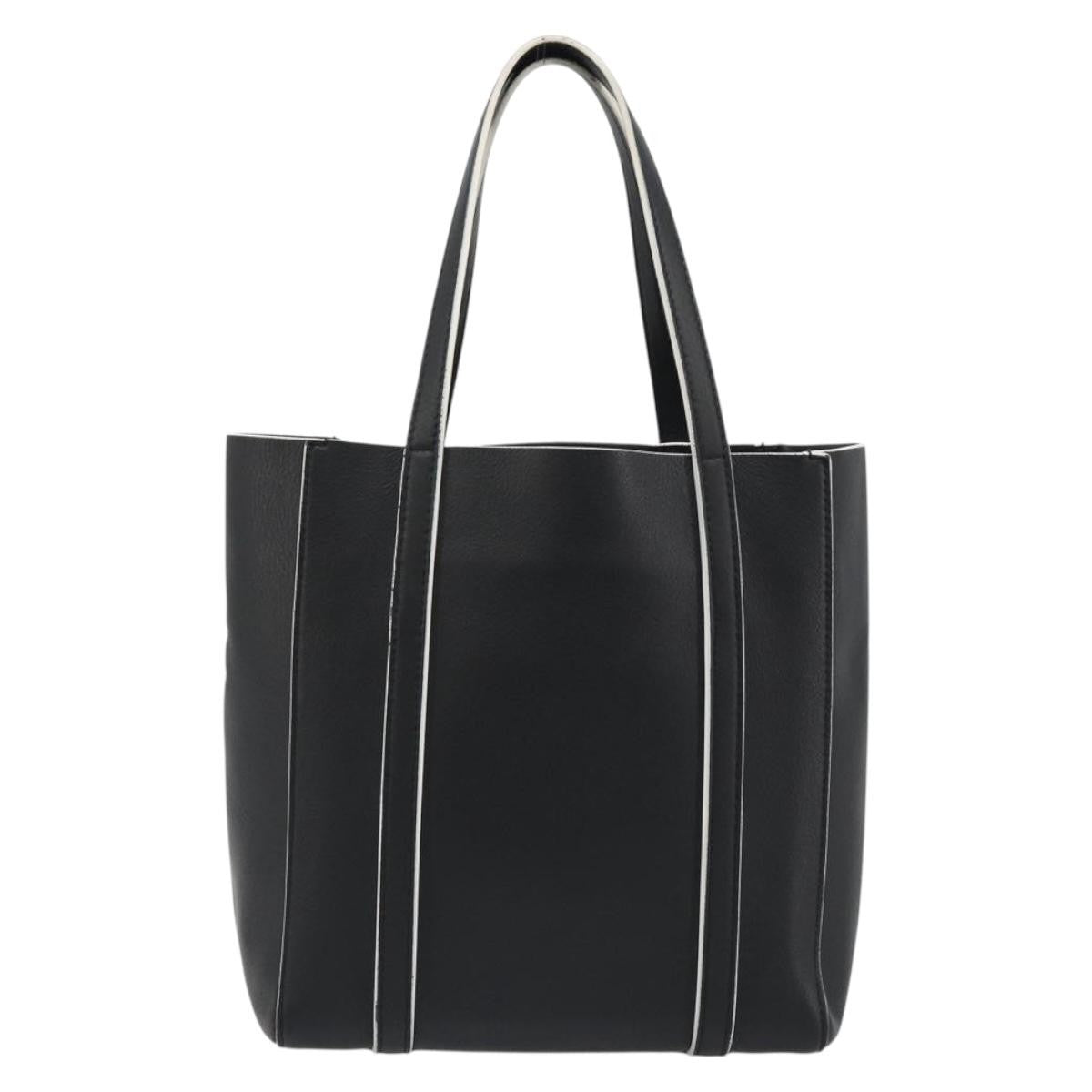 Balenciaga Everyday Tote Leather Black Leather Tote Bag Bag (Pre-Owned)