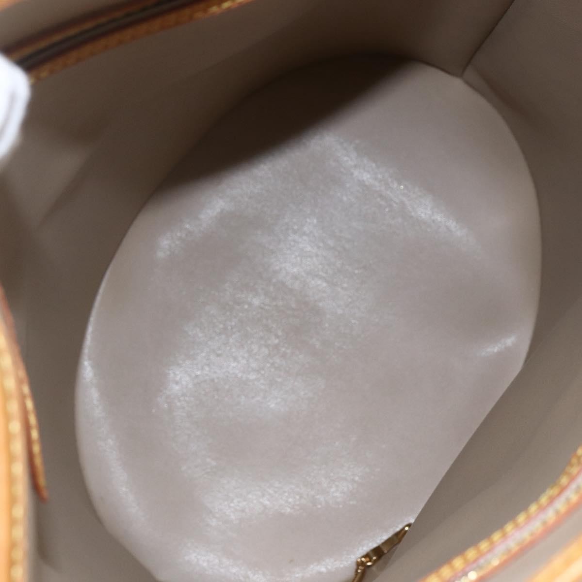 Louis Vuitton Bucket Monogram Vernis Beige Patent_Leather Shoulder Bag Bag (Pre-Owned)