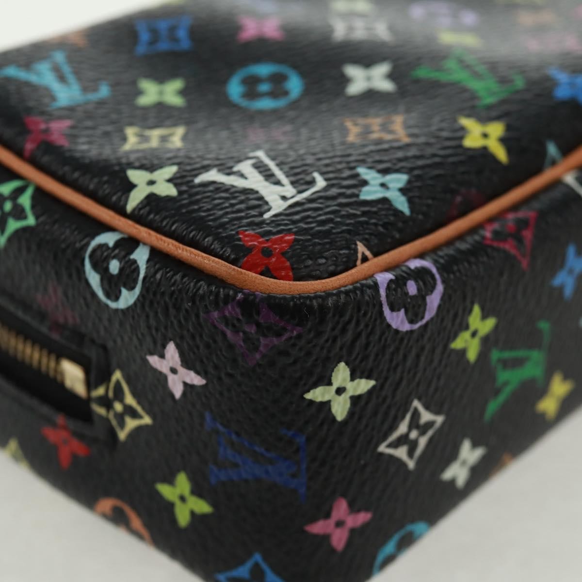 Louis Vuitton Wapity Trousse Monogram Multicolor Black Canvas Clutche & Pouche Bag (Pre-Owned)