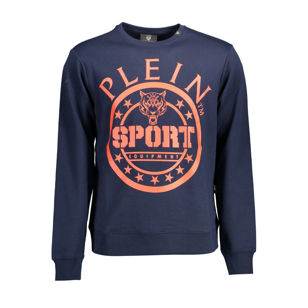 Plein Sport Blue Cotton Men's Men's Sweatshirt