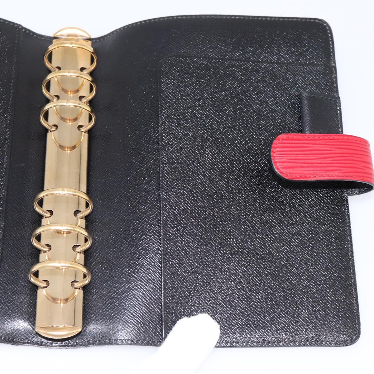 Louis Vuitton Agenda Cover Epi Red Leather Clutche & Pouche Bag (Pre-Owned)