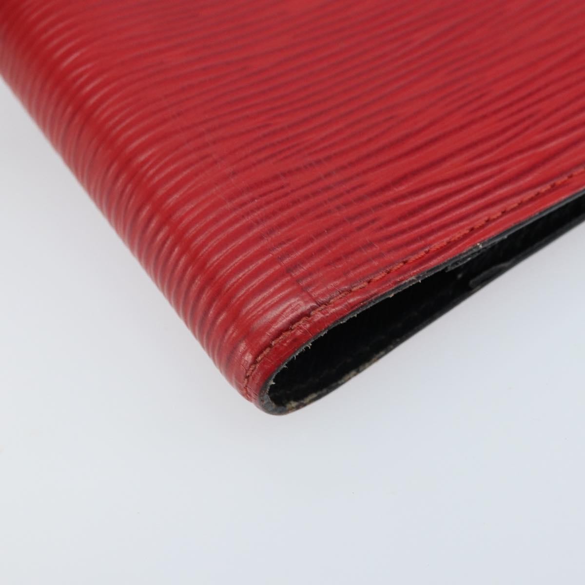 Louis Vuitton Agenda Cover Epi Leather Red Leather Wallets Accessory (Pre-Owned)