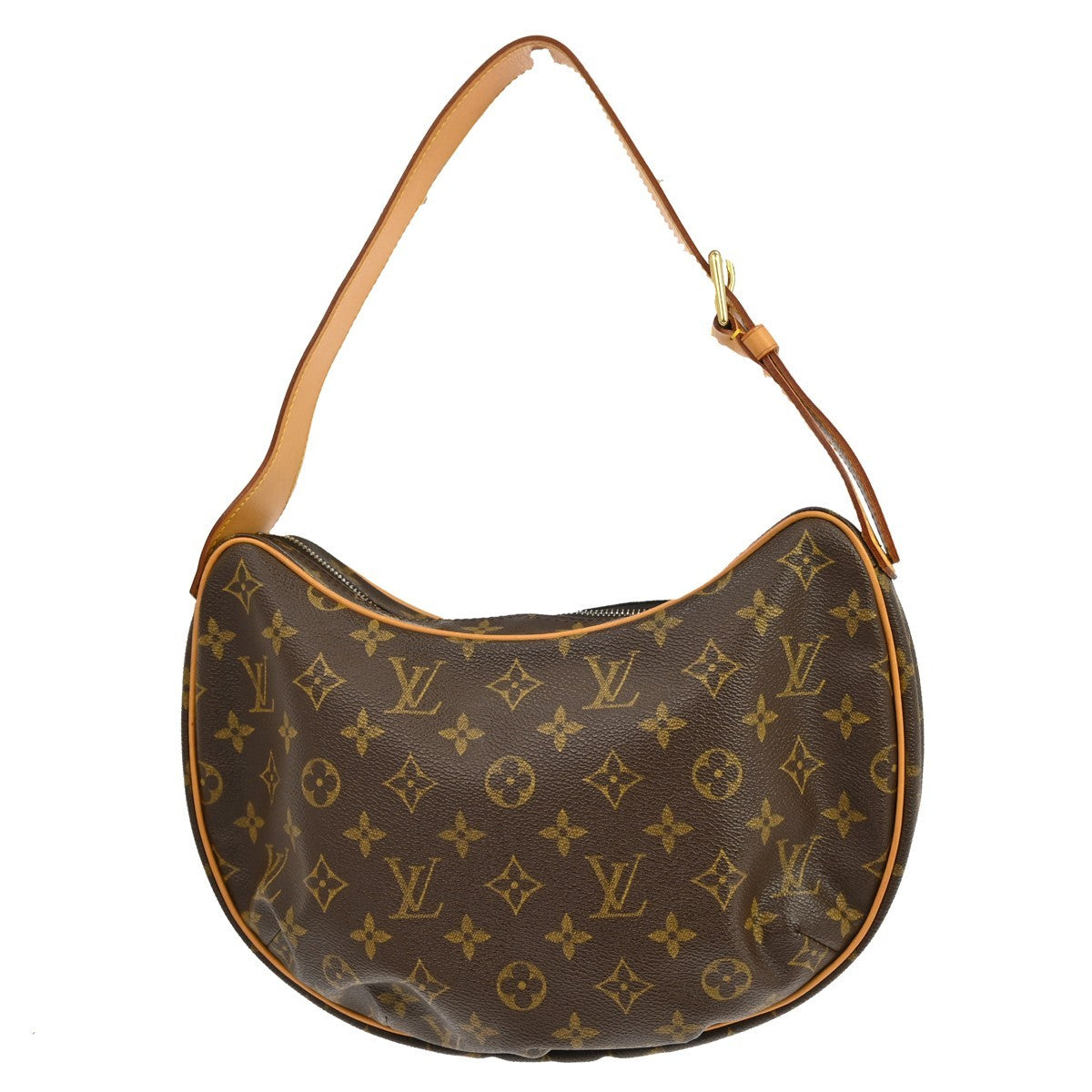 Louis Vuitton Croissant Monogram Brown Canvas Shoulder Bag Bag (Pre-Owned)