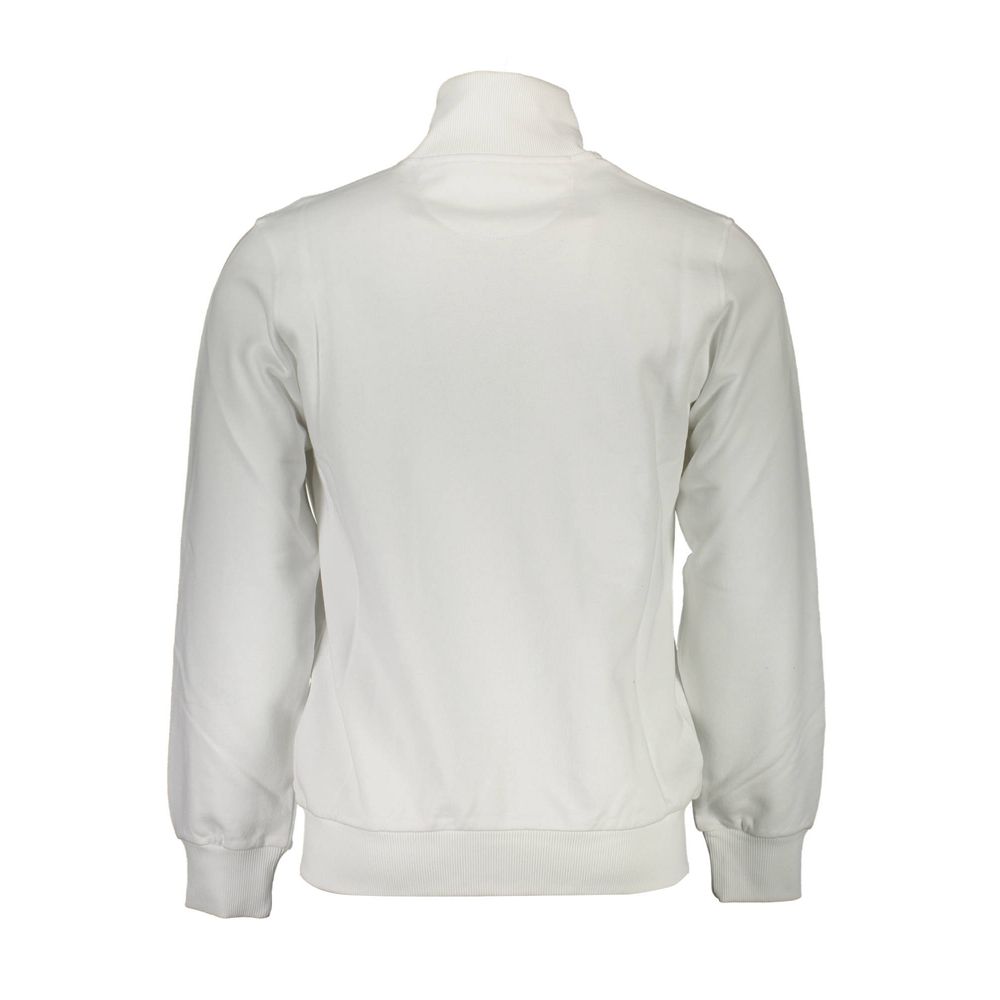 La Martina White Cotton Men Men's Sweatshirt
