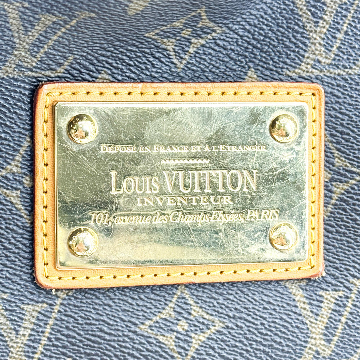 Louis Vuitton Galliera Monogram Canvas Brown Canvas Handbag (Pre-Owned)