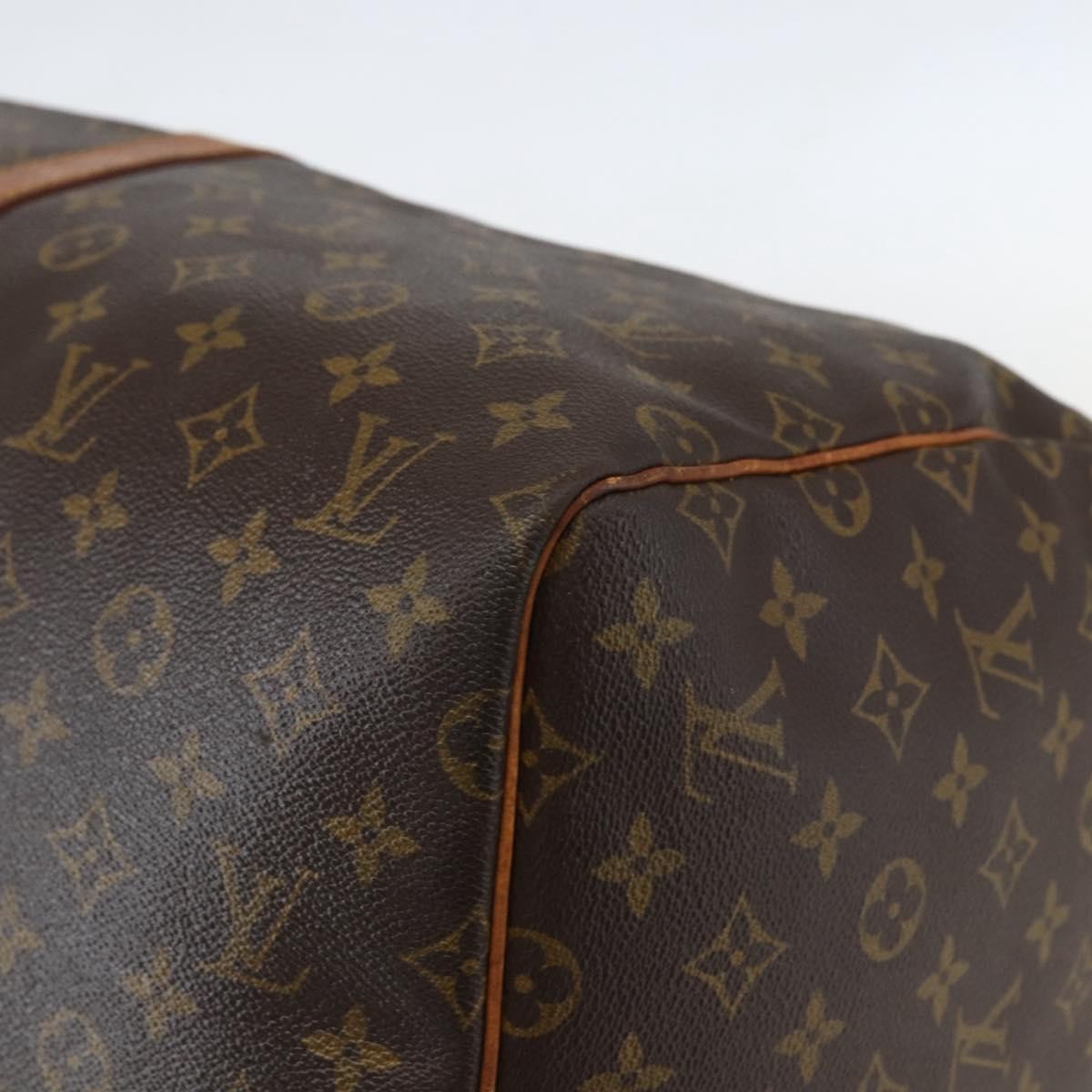 Louis Vuitton Keepall Monogram Canvas Brown Canvas Travel Bag Bag (Pre-Owned)