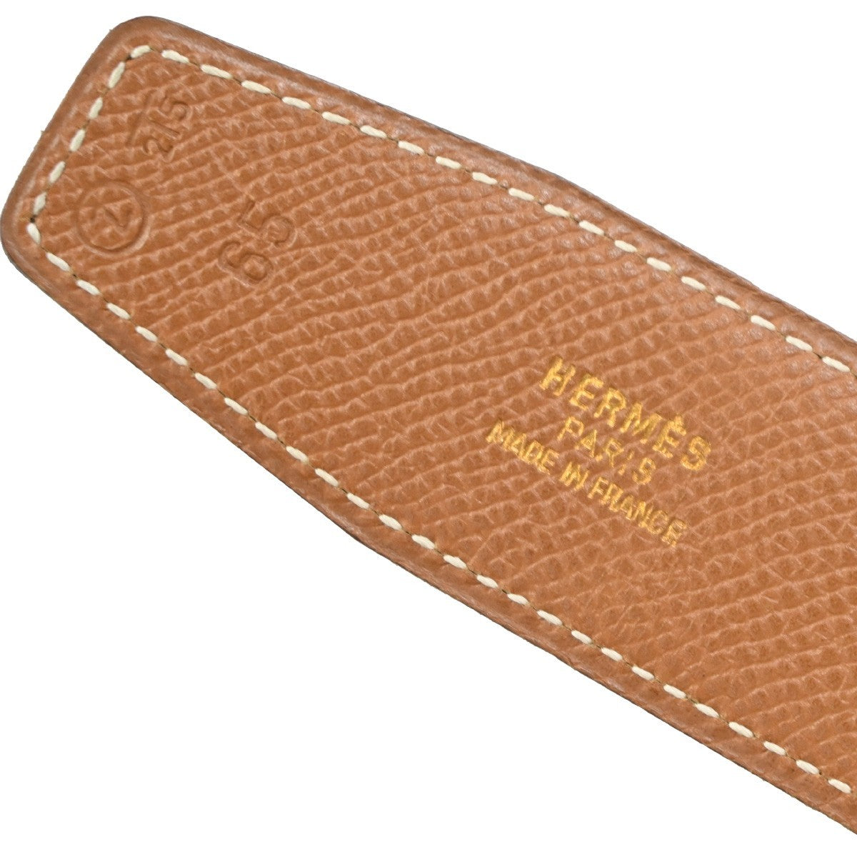 Hermes Constance Reversible Belt Leather Black Leather Belts Accessory (Pre-Owned)