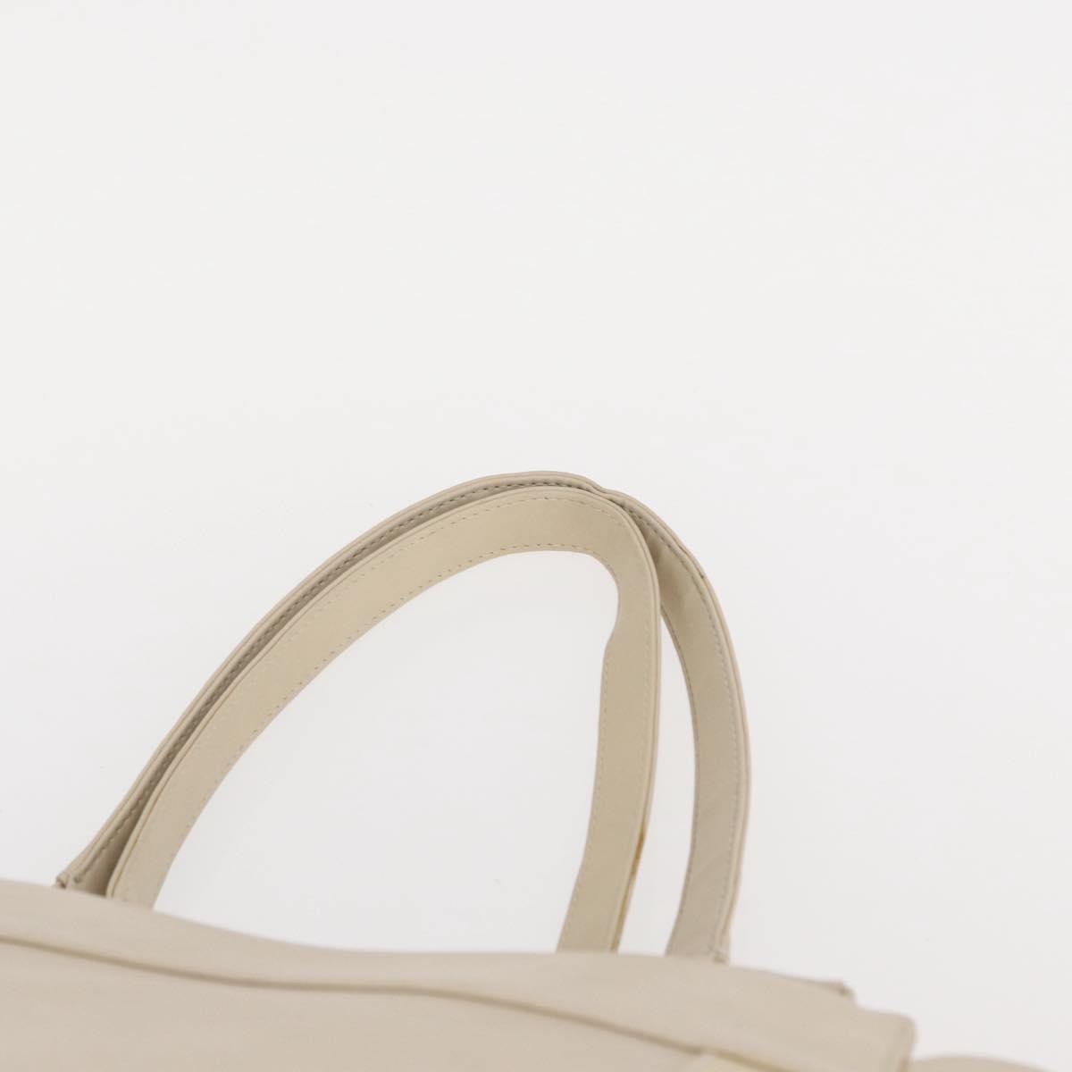 Chloe Eden Leather White Leather Tote Bag Bag (Pre-Owned)