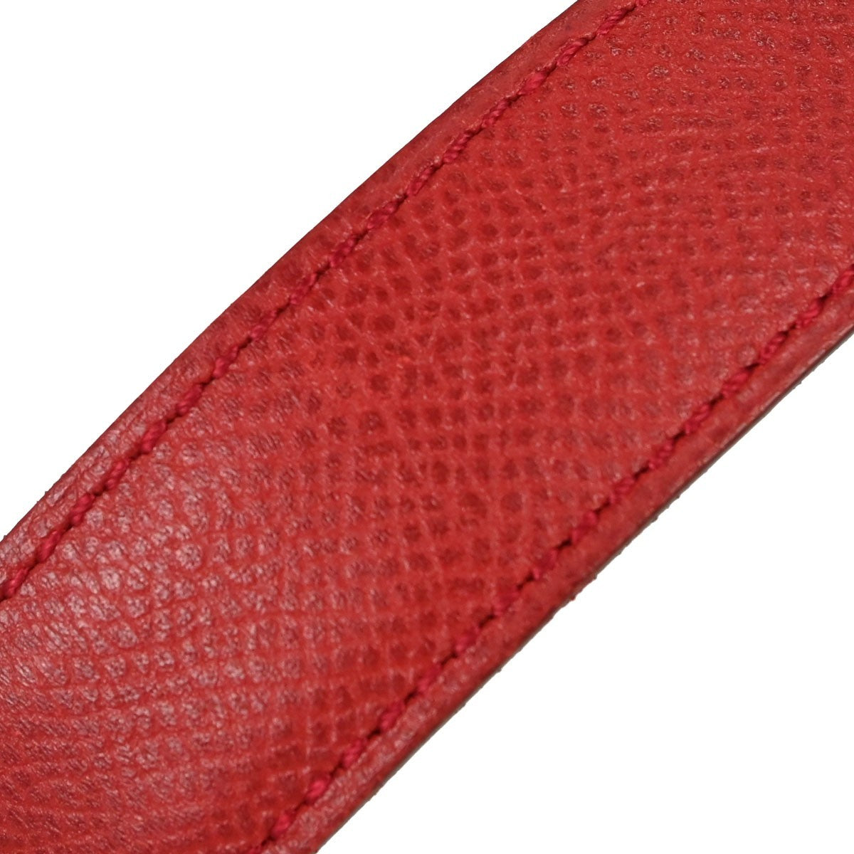 Hermes Constance Reversible Belt Leather Red Leather Belts Accessory (Pre-Owned)