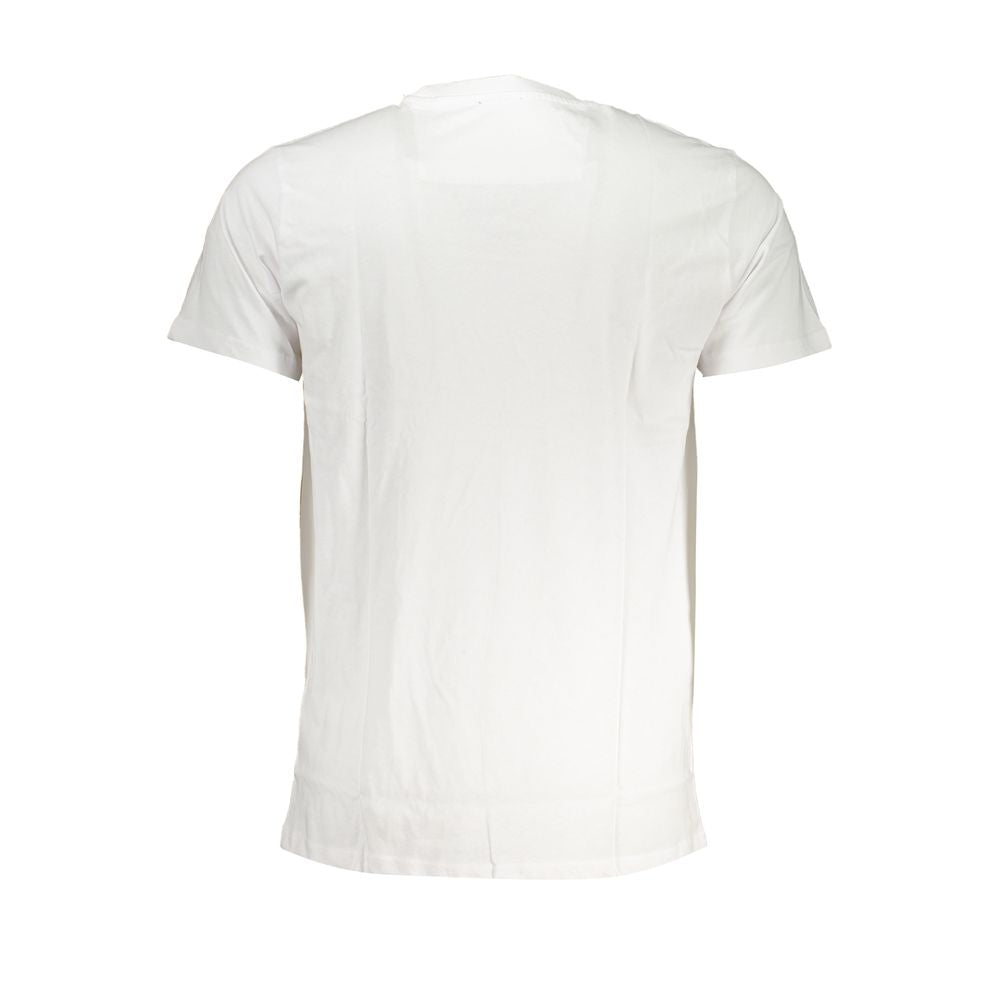 Cavalli Class Bianco Cotton Men Men's T-Shirt