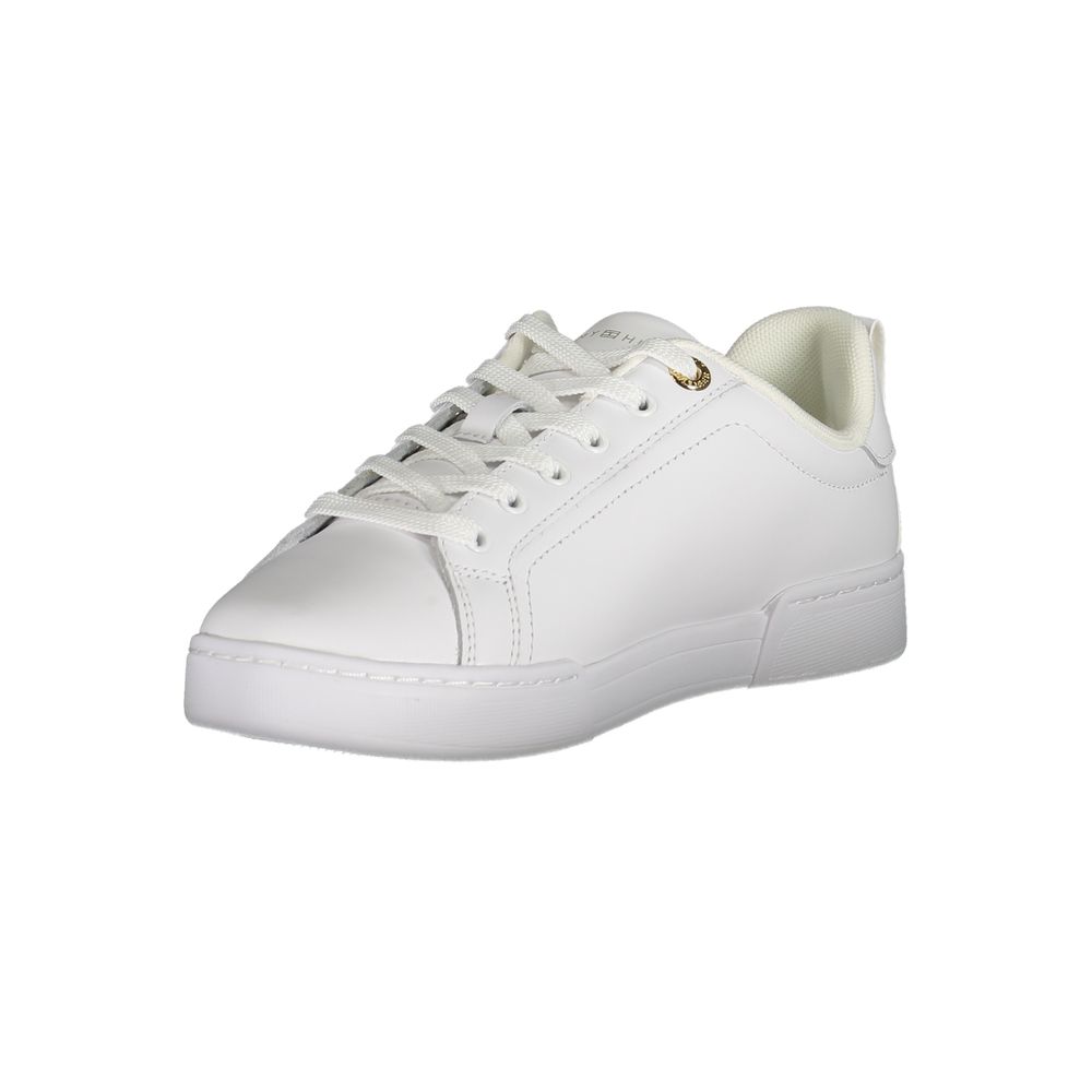 Tommy Hilfiger Bianco Leather Women Women's Sneaker