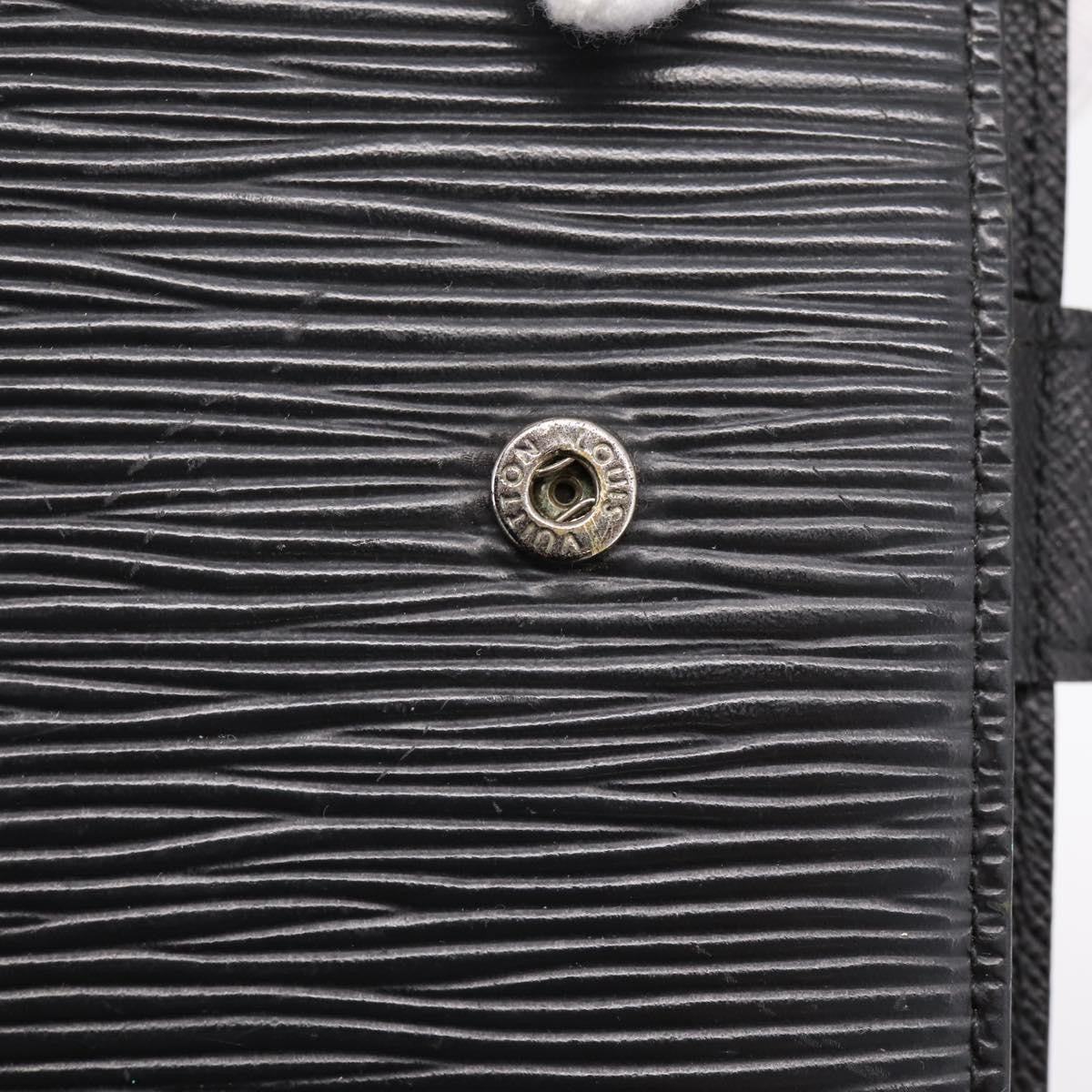Louis Vuitton Agenda Cover Epi Leather Black Leather Wallets Accessory (Pre-Owned)