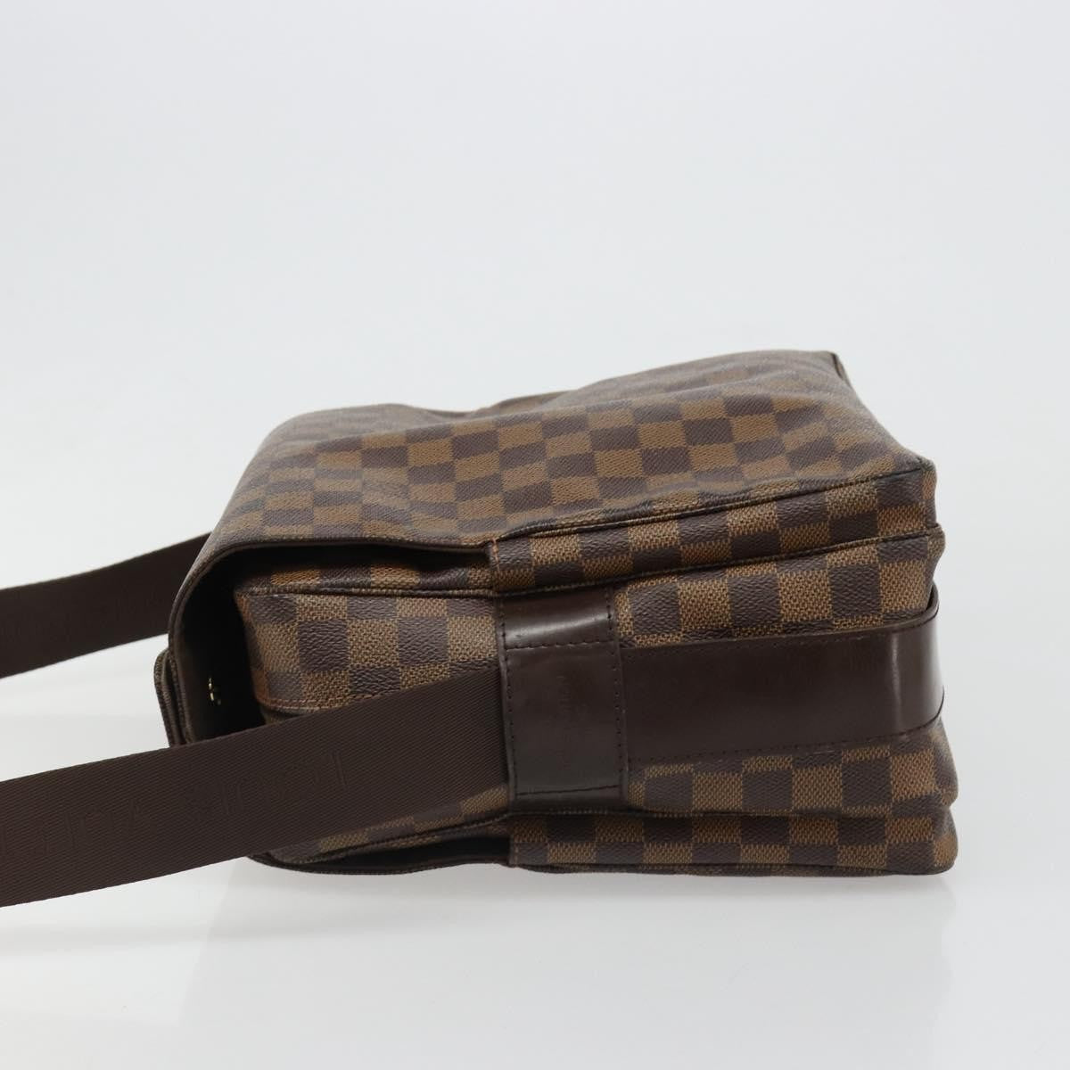 Louis Vuitton Naviglio Damier Ebene Brown Canvas Shoulder Bag Bag (Pre-Owned)
