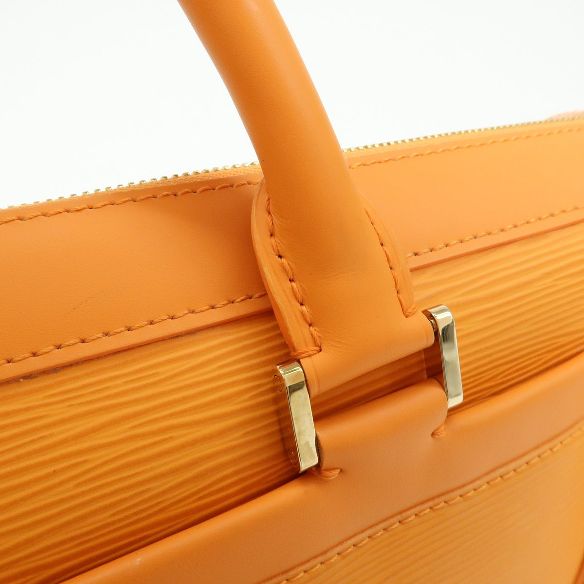 Louis Vuitton Dhanura Epi Leather Orange Leather Handbag (Pre-Owned)