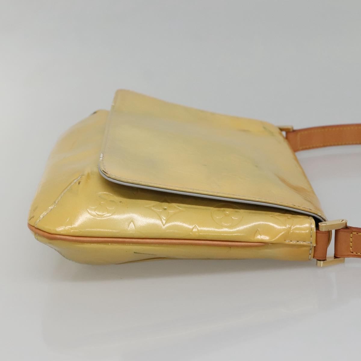 Louis Vuitton Thompson Street Monogram Vernis Beige Patent_Leather Shoulder Bag Bag (Pre-Owned)