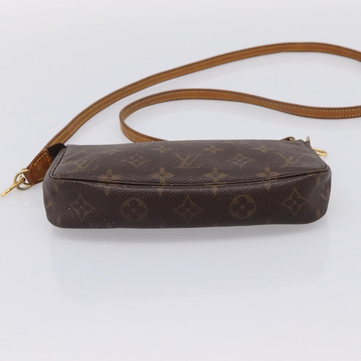 Louis Vuitton Pochette Accessoires Nm Monogram Canvas Brown Canvas Clutche & Pouche Bag (Pre-Owned)