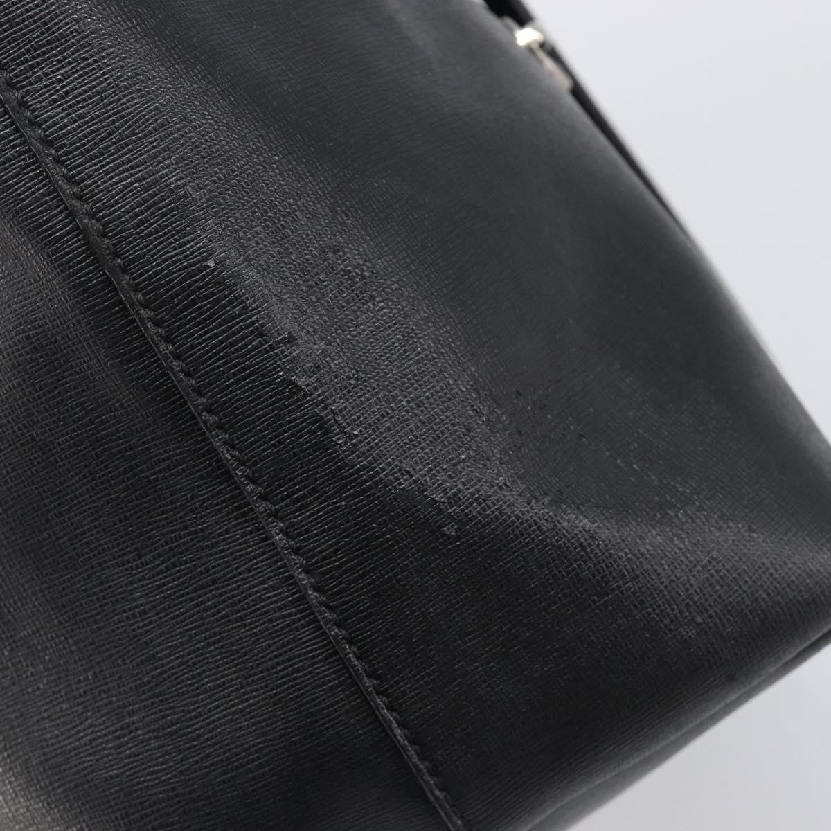Fendi Monster Roll Leather Black Leather Tote Bag Bag (Pre-Owned)