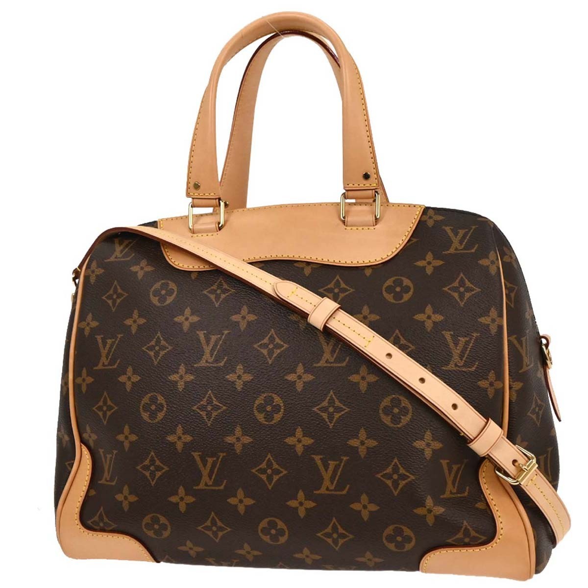 Louis Vuitton Retiro Monogram Canvas Brown Canvas Handbag (Pre-Owned)