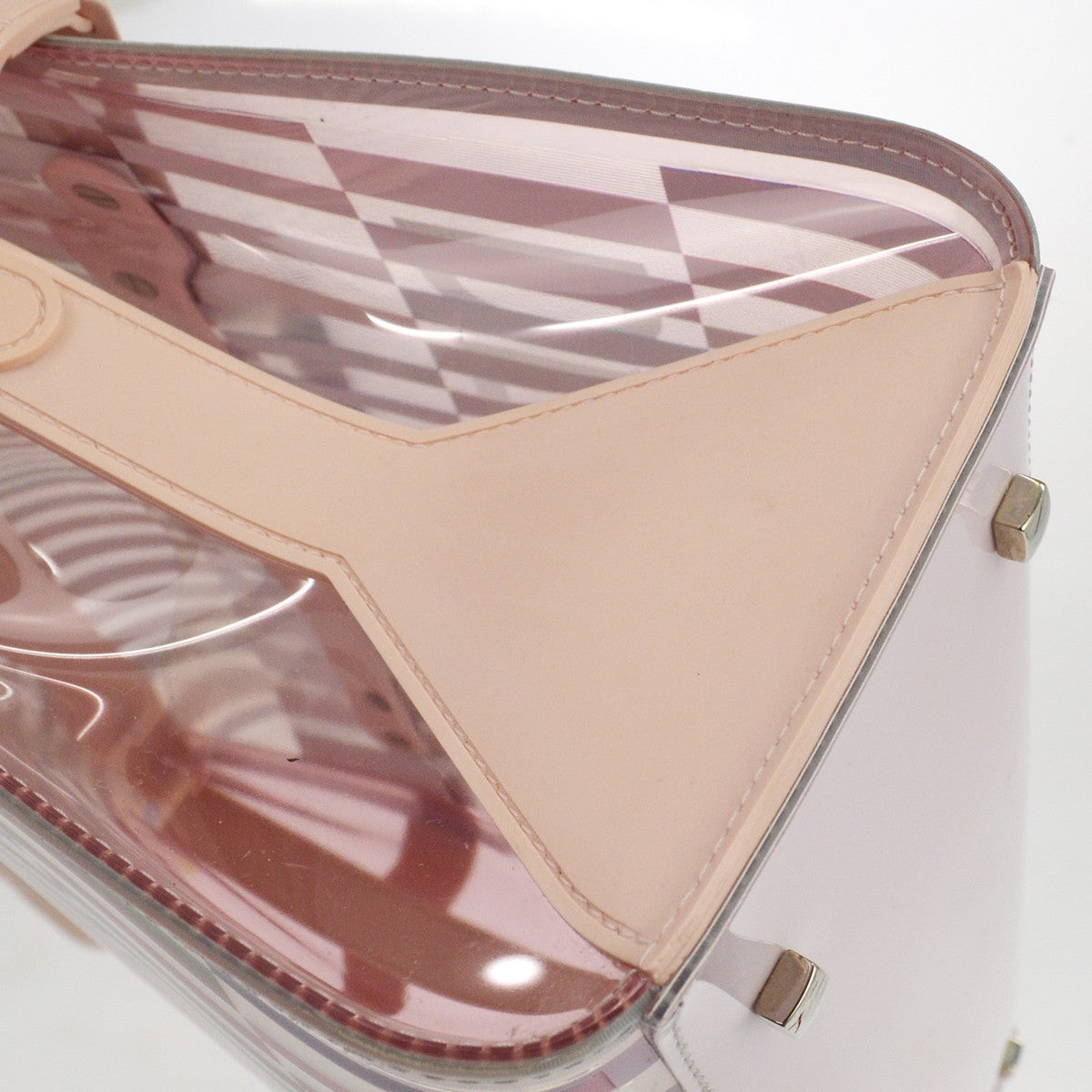 Delvaux The Eye Catcher Tempete Top Handle Multicolor Pvc Multicolour Pvc Handbag (Pre-Owned)
