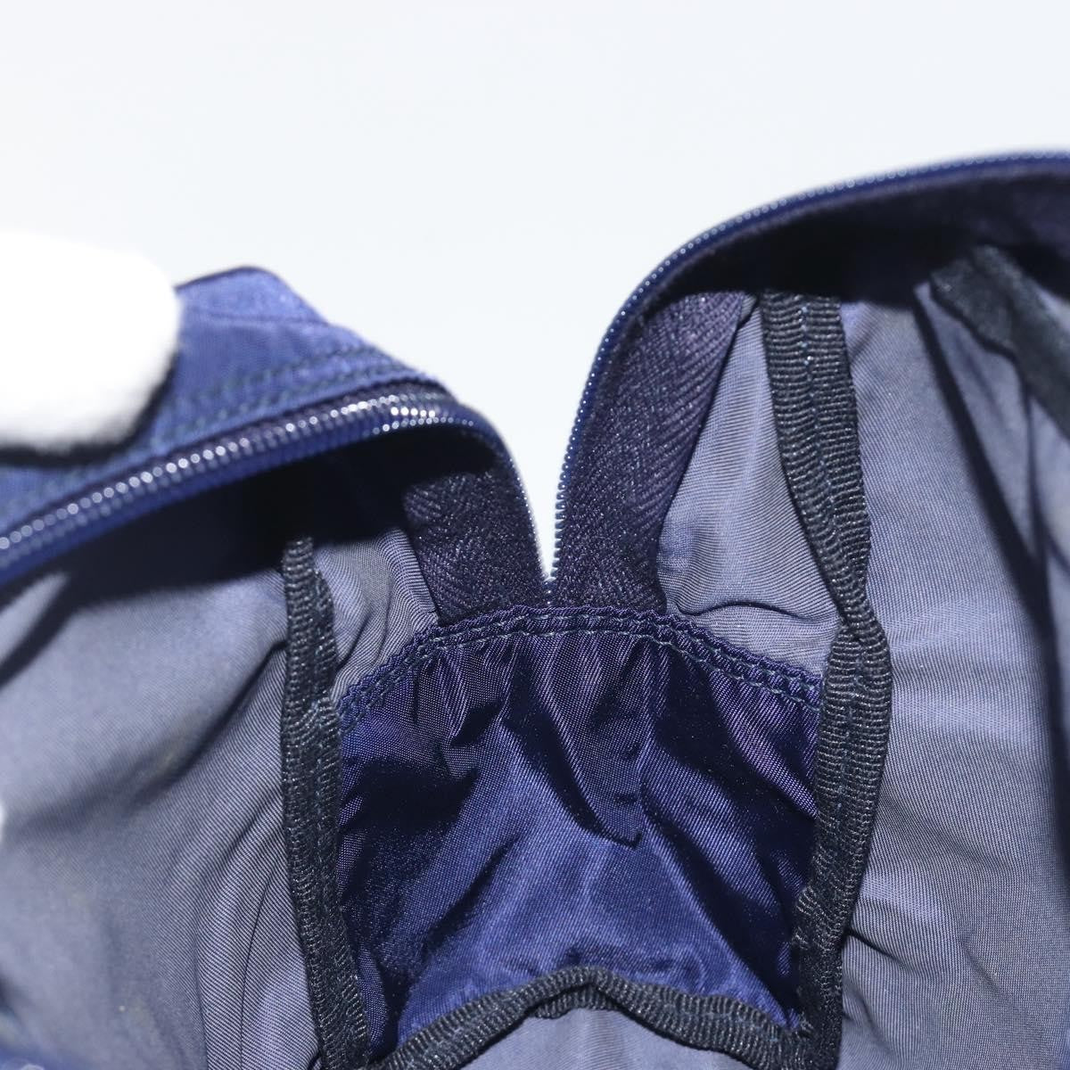 Prada Pouch Nylon Navy Nylon Clutche & Pouche Bag (Pre-Owned)