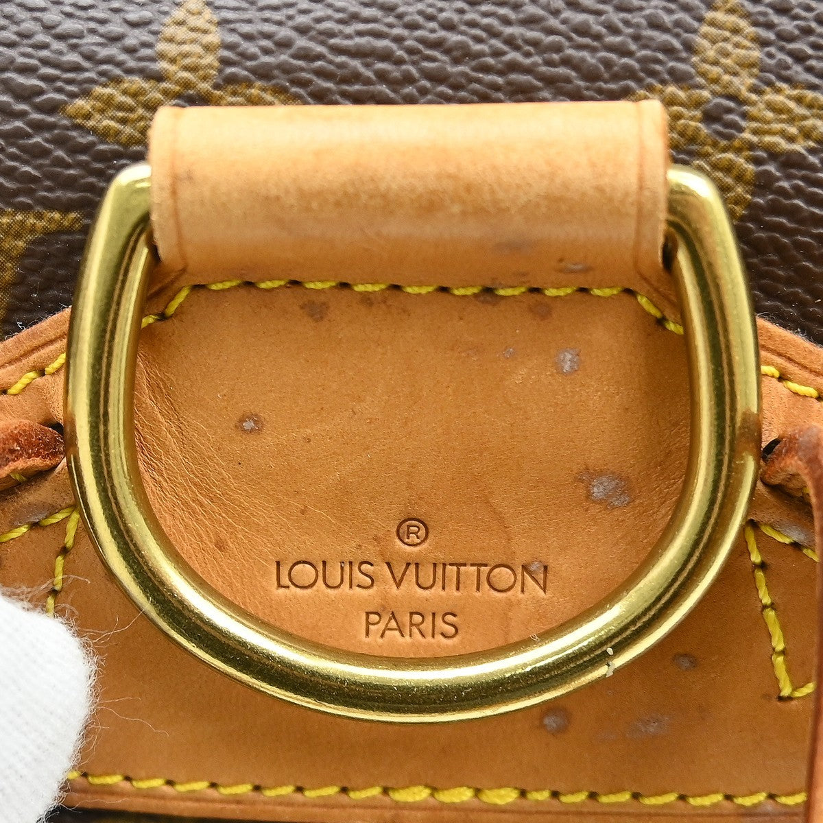 Louis Vuitton Vintage Montsouris Monogram Canvas Brown Canvas Backpack Bag (Pre-Owned)