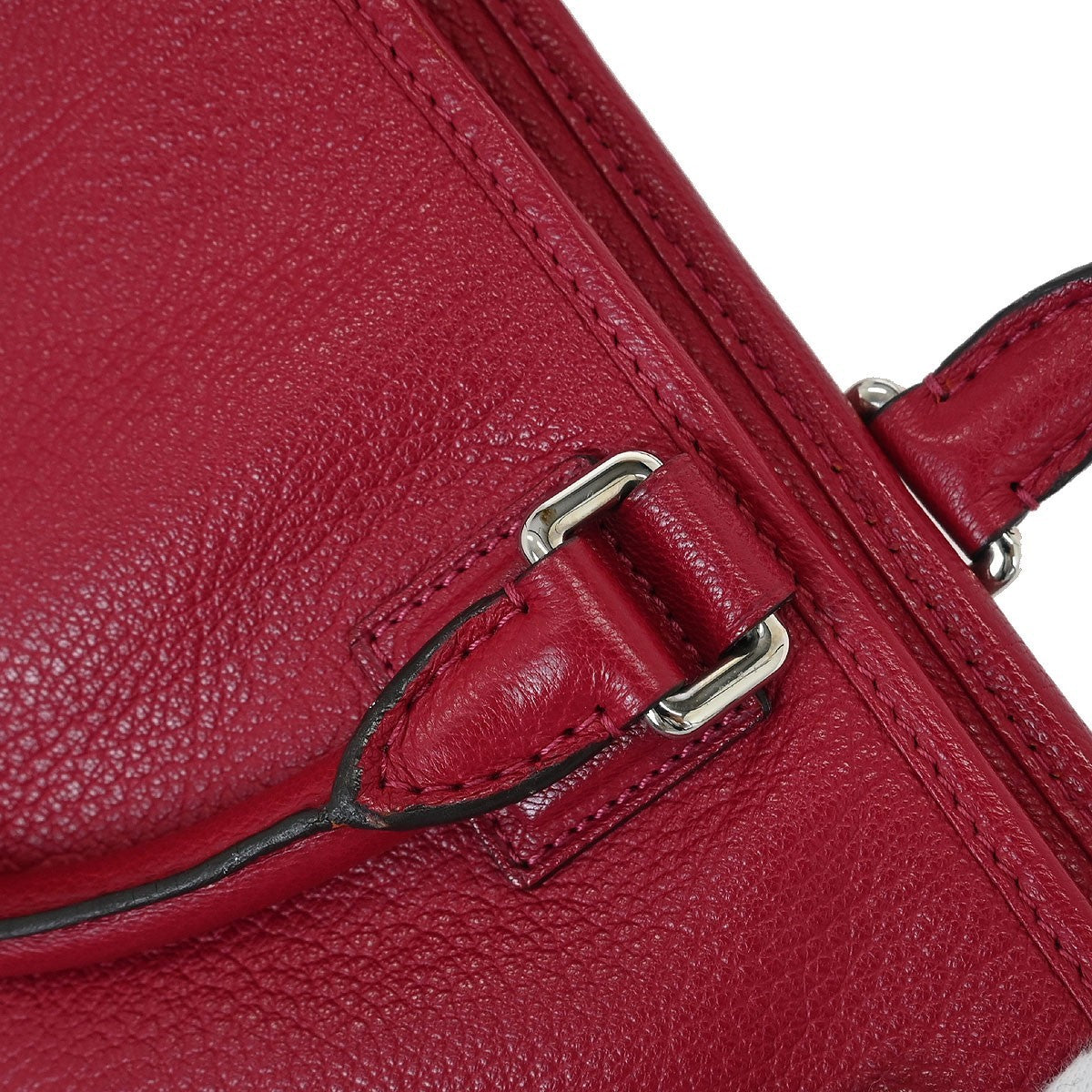 Loewe Amazona Leather Red Leather Handbag (Pre-Owned)