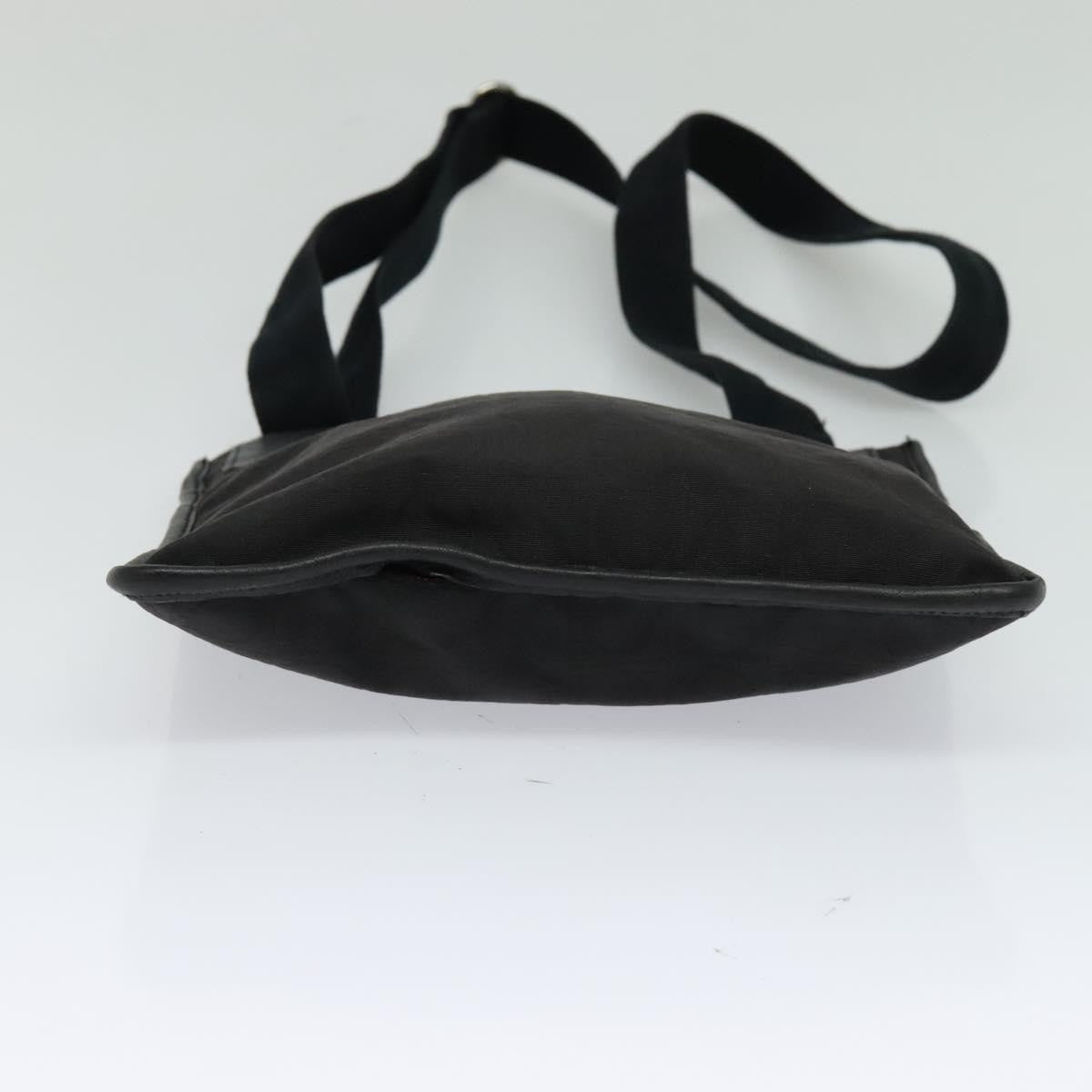 Salvatore Ferragamo Vintage Nylon Black Nylon Shoulder Bag Bag (Pre-Owned)