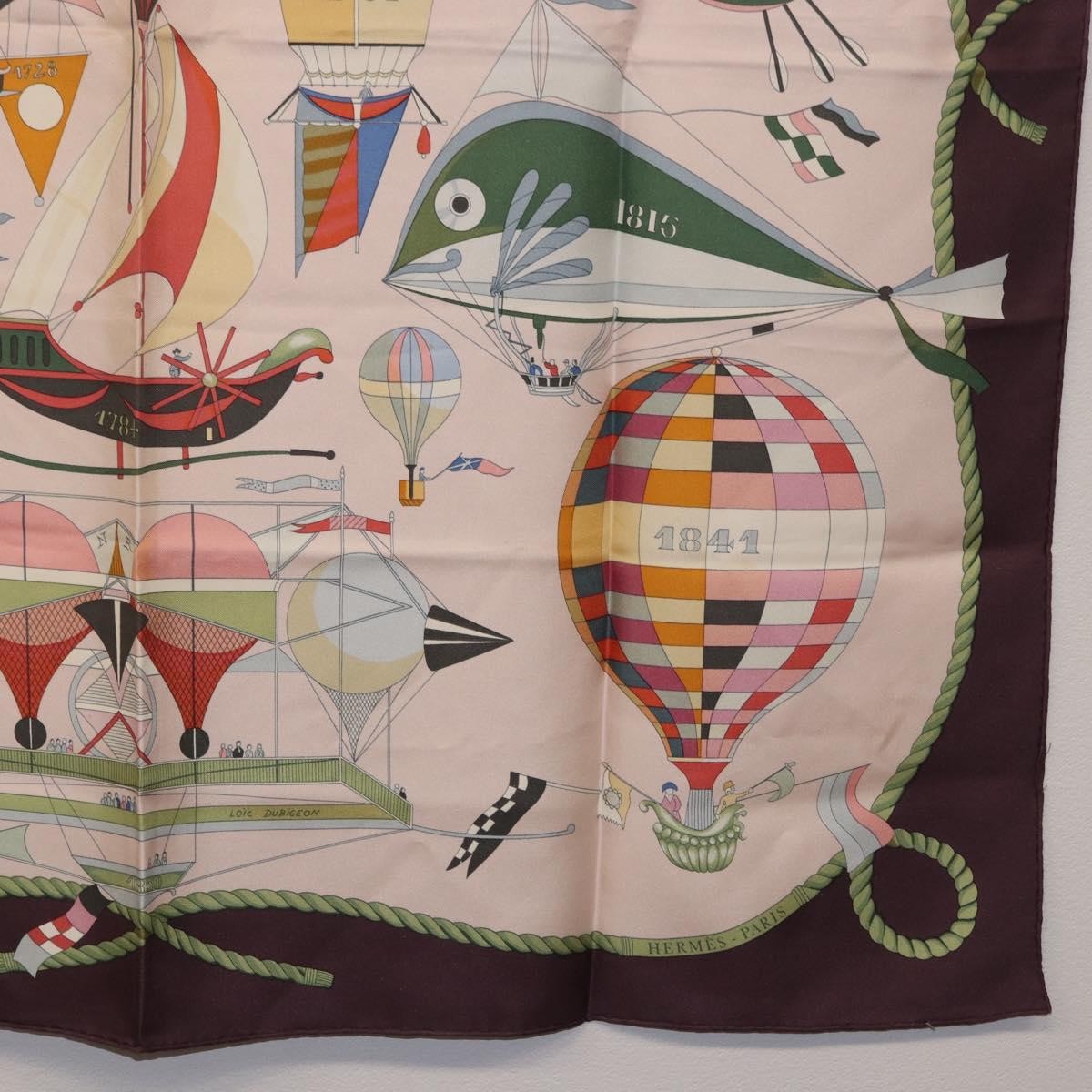 Hermes Carré 90 Silk Multicolor Pink Silk Scarve & Shawl Accessory (Pre-Owned)