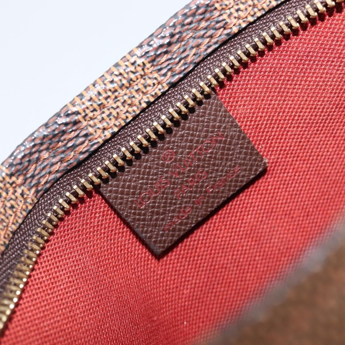 Louis Vuitton Trousse Make Up Damier Brown Canvas Clutche & Pouche Bag (Pre-Owned)