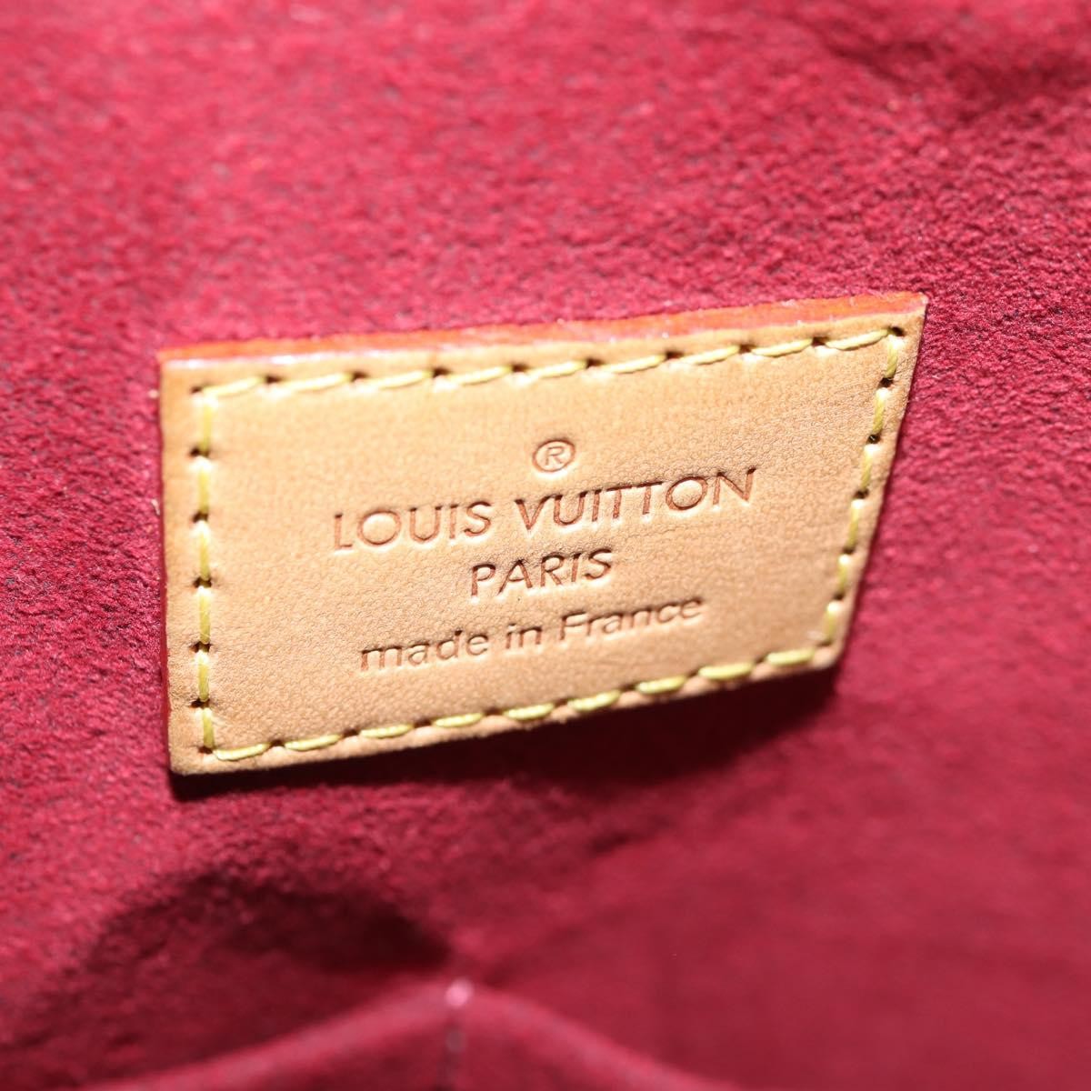 Louis Vuitton Alma Monogram Multicolor White Canvas Bag (Pre-Owned)