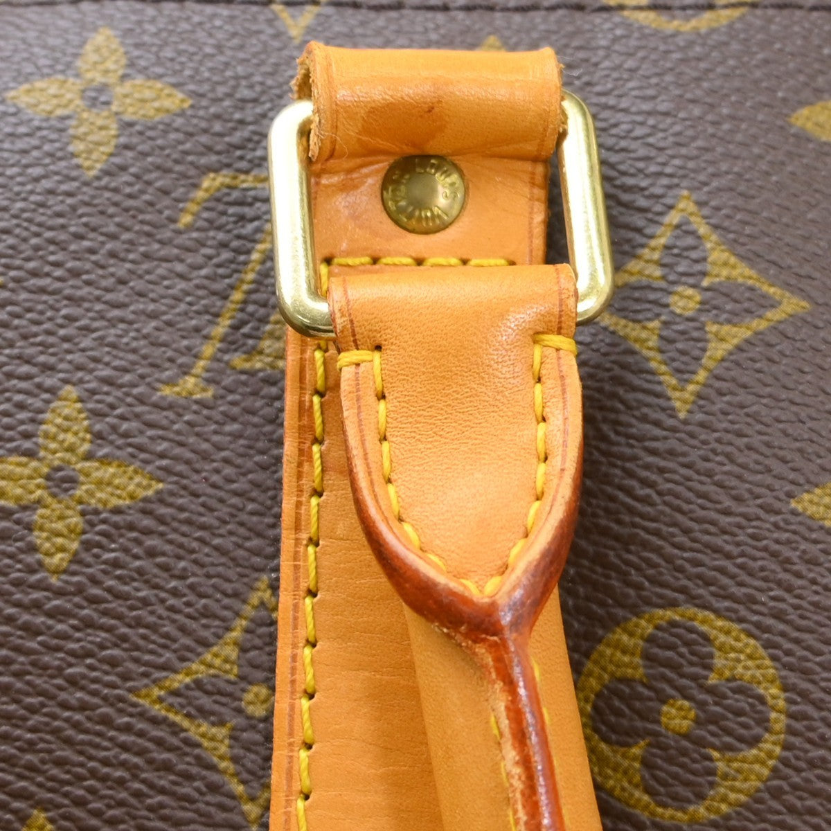 Louis Vuitton Keepall Bandouliere Monogram Canvas Brown Canvas Travel Bag Bag (Pre-Owned)