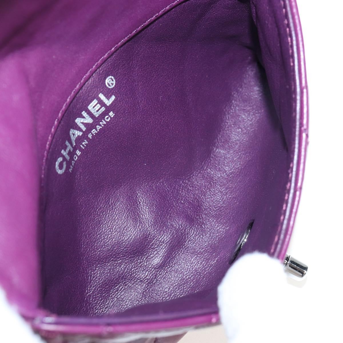 Chanel Mineral Nights Quilted Lambskin Purple Calfskin Crossbody Bag Bag (Pre-Owned)
