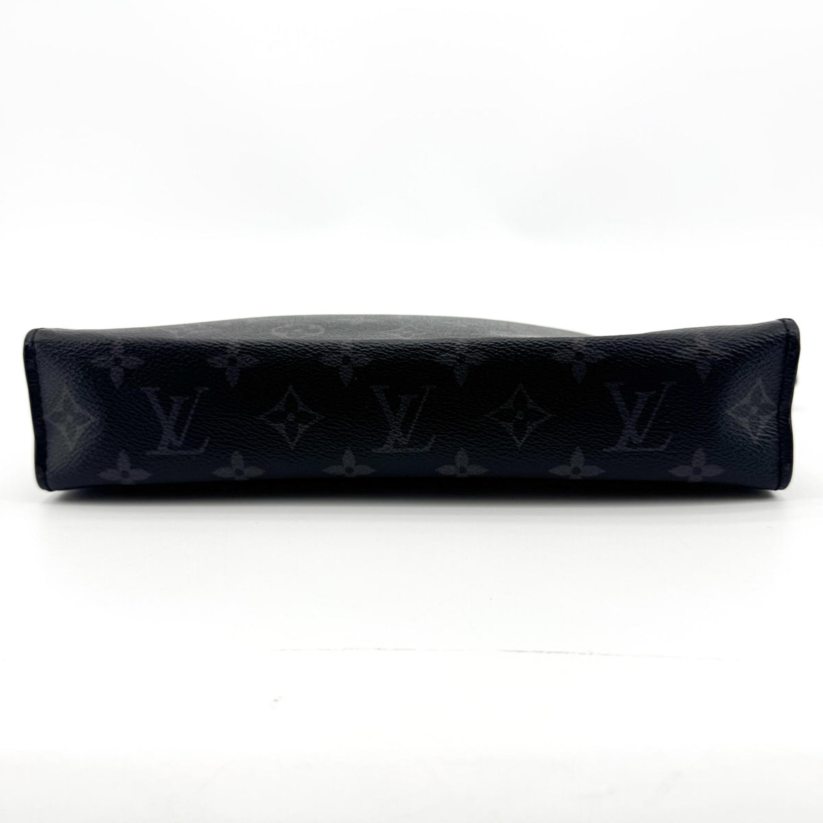 Louis Vuitton Pochette Voyage Reverse Monogram Eclipse Canvas Black Canvas Clutche & Pouche Bag (Pre-Owned)