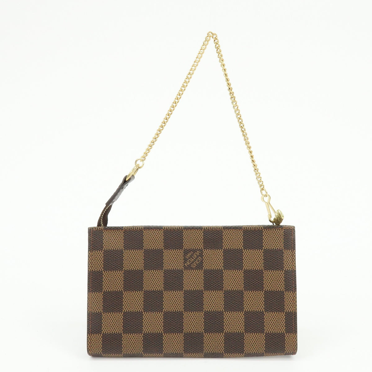 Louis Vuitton Marais Bucket Zip Damier Brown Canvas Clutche & Pouche Bag (Pre-Owned)