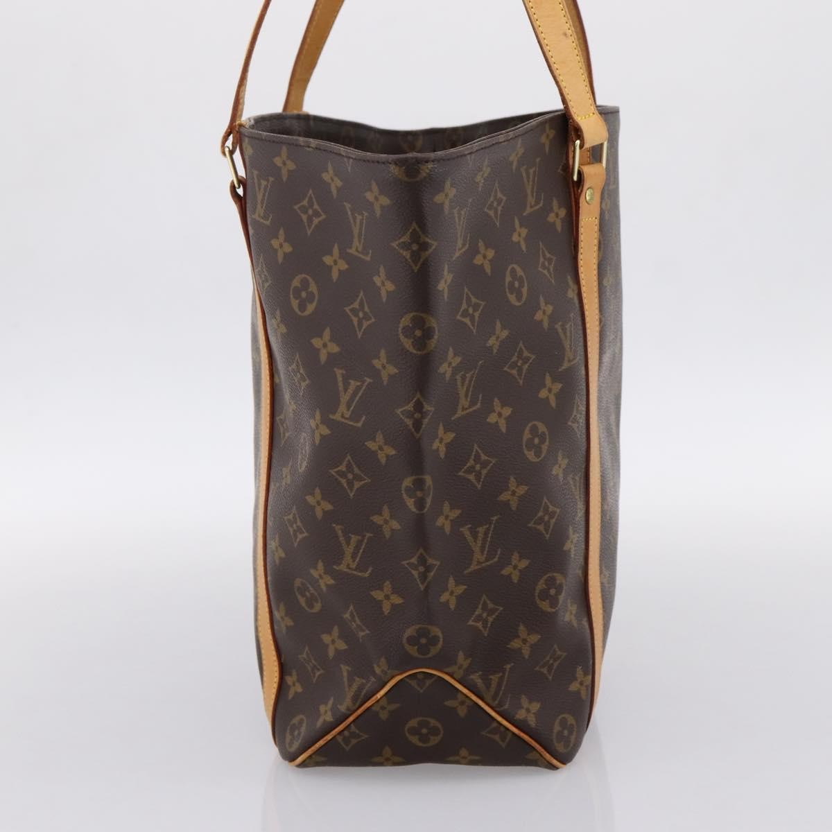 Louis Vuitton Shopping Sac Monogram Canvas Brown Canvas Handbag (Pre-Owned)