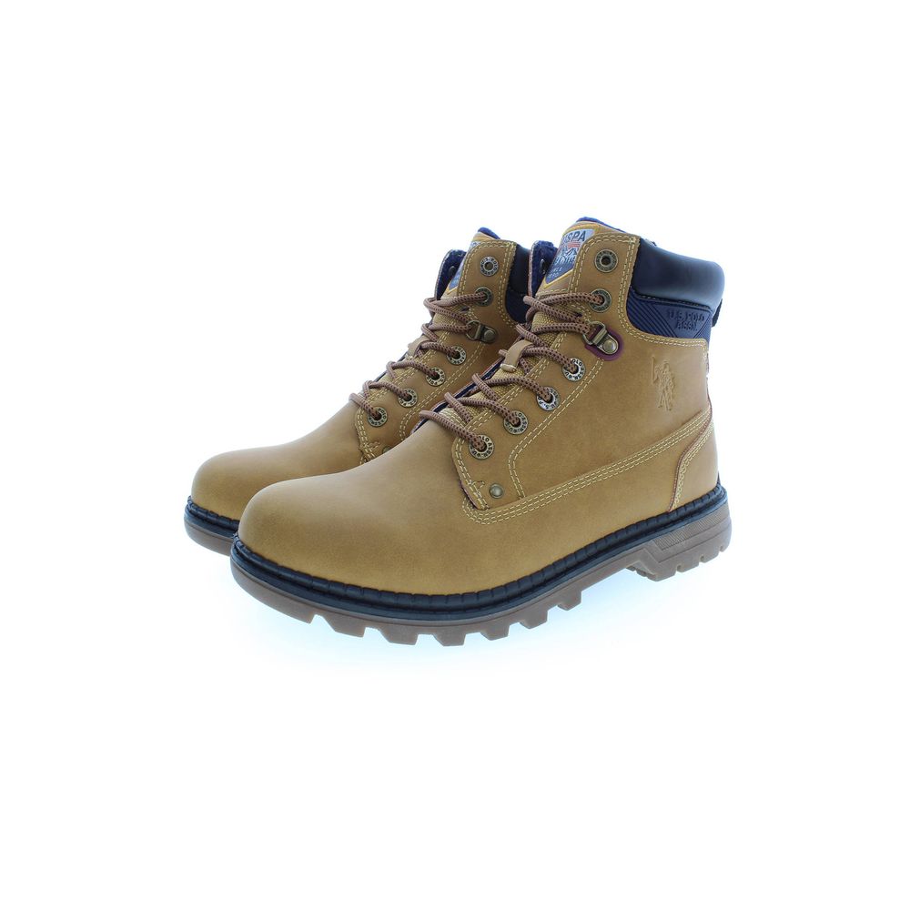 U.S. POLO ASSN. Beige Synthetic Men's Men's Boot