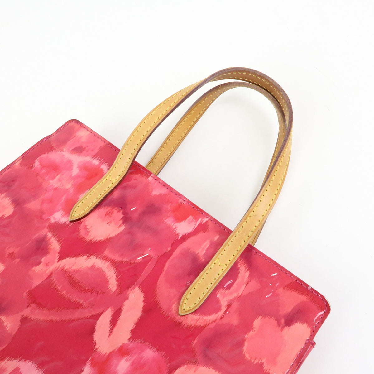 Louis Vuitton Catalina Limited Edition Monogram Vernis Ikat Pink Leather Handbag (Pre-Owned)