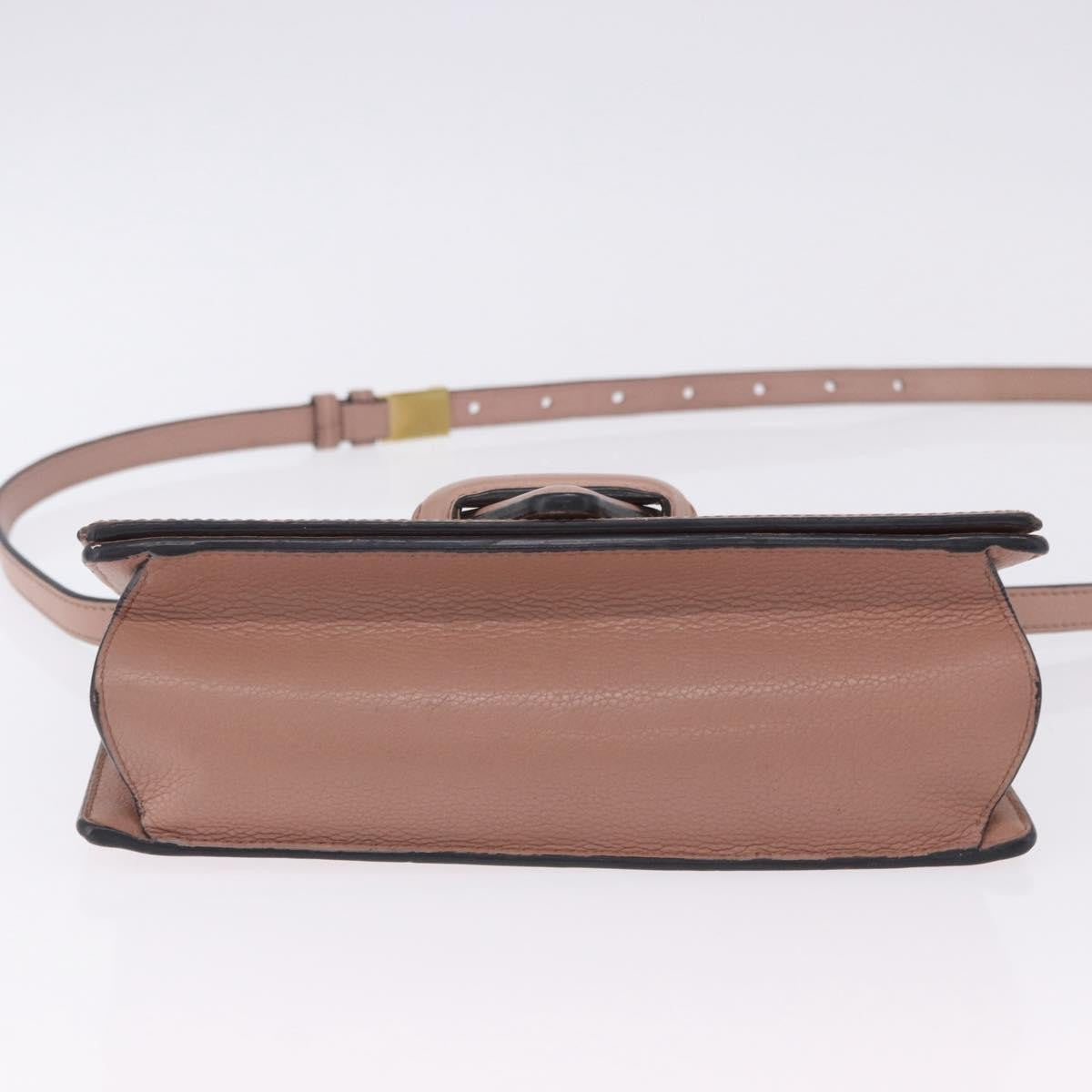 Loewe Barcelona Leather Pink Leather Shoulder Bag Bag (Pre-Owned)