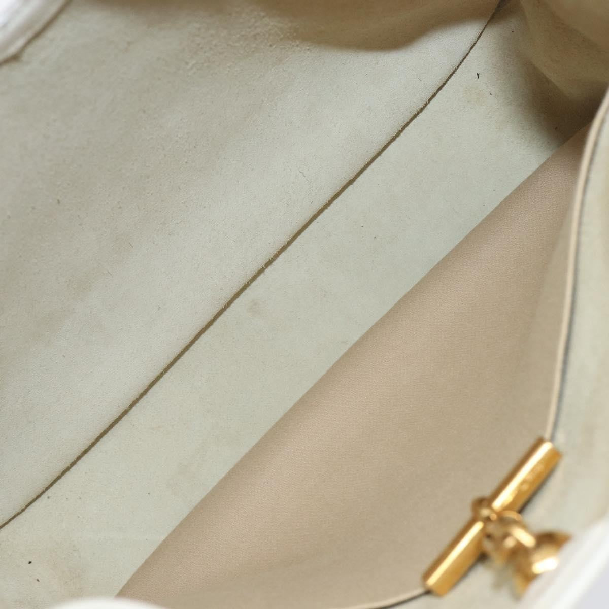 Hermes Vespa Courchevel White Leather Shoulder Bag Bag (Pre-Owned)