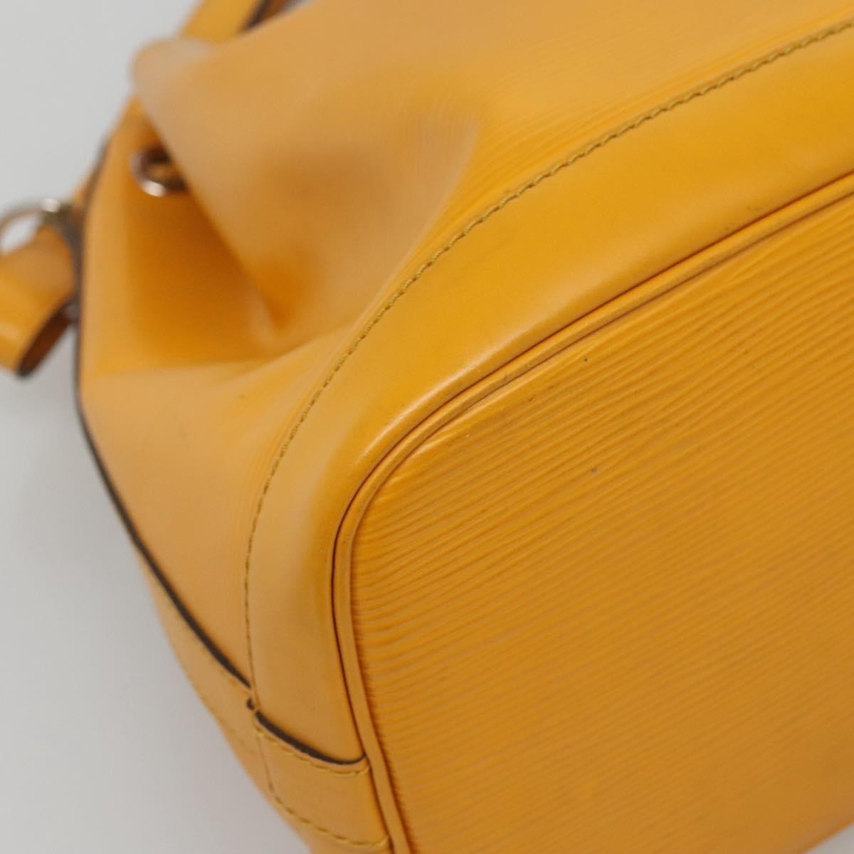 Louis Vuitton Petit Noe Nm Epi Leather Yellow Leather Shoulder Bag Bag (Pre-Owned)